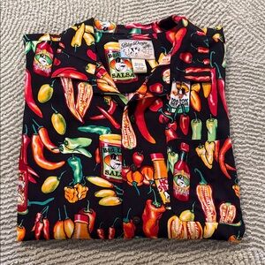 Big Dogs Vibrant Salsa Print Shirt